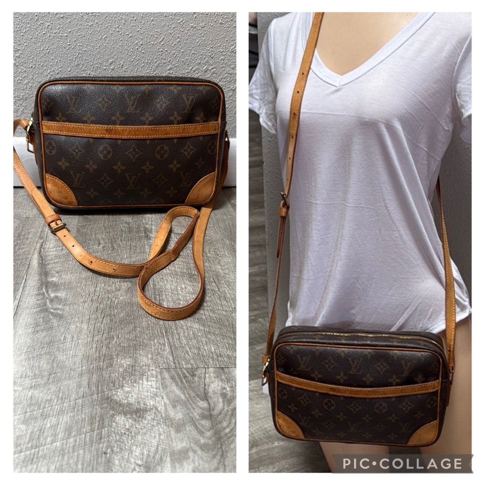 Authentic Louis Vuitton Monogram Trocadero 27 Crossbody
